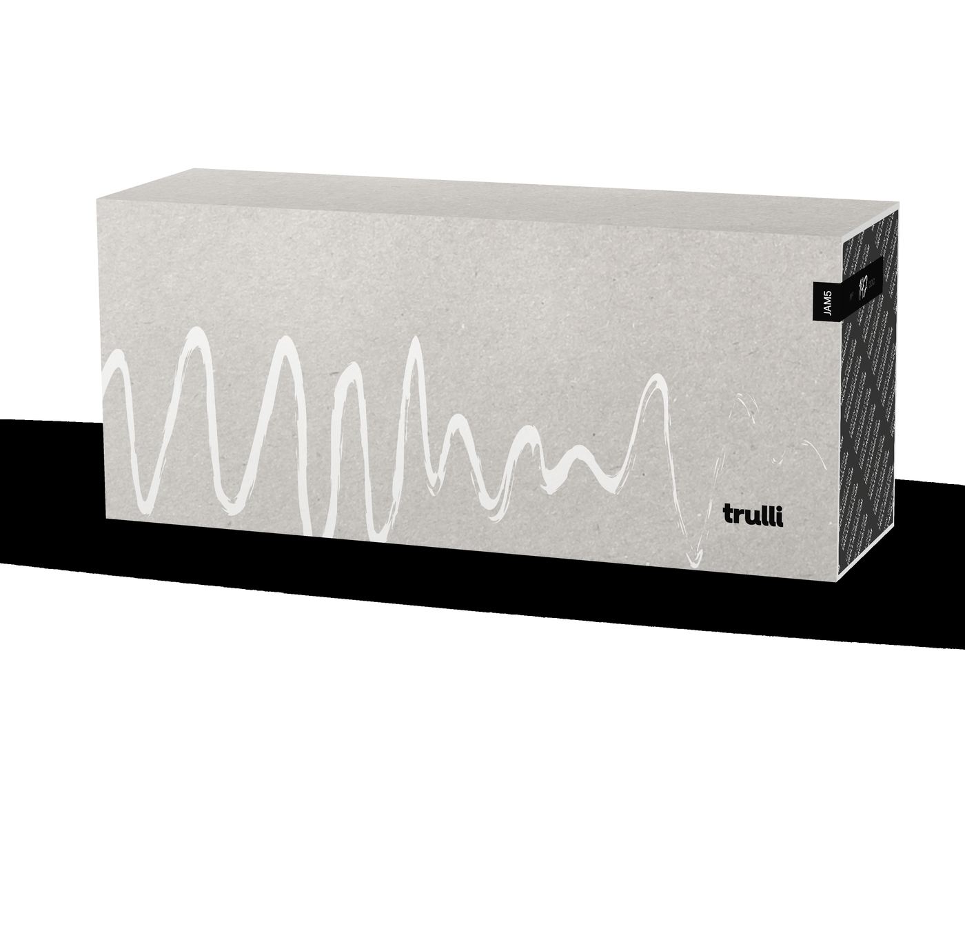 Jam5 portable speaker in brushed gold, product photography.